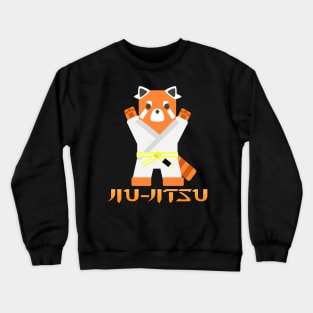 Jiu Jitsu Panda -Yellow White Belt- Crewneck Sweatshirt